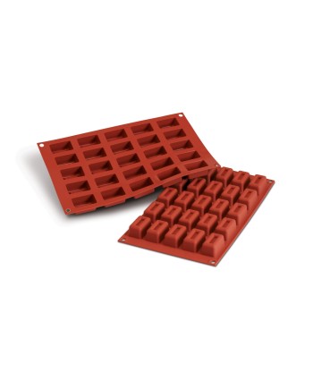 Moule silicone savarins rectangulaires
