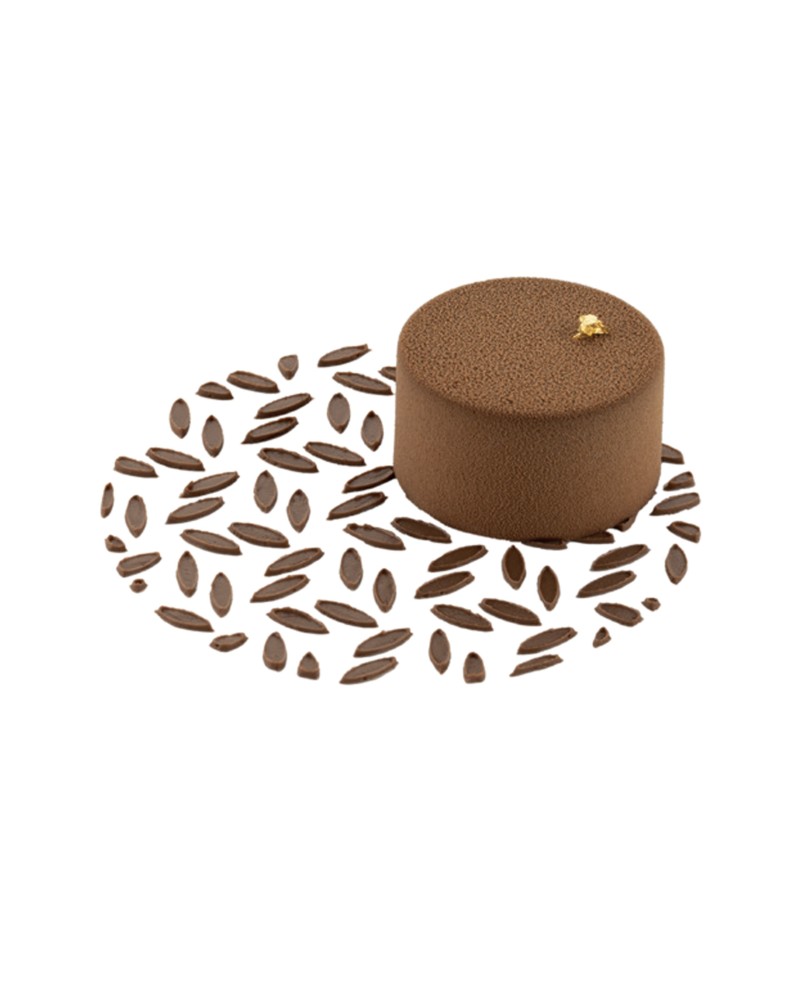 Lot de 2 pochoirs feuilles en silicone - photo 2