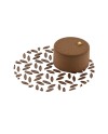 Lot de 2 pochoirs feuilles en silicone