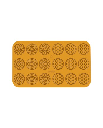 Plaque silicone 16 décors ronds Ambra