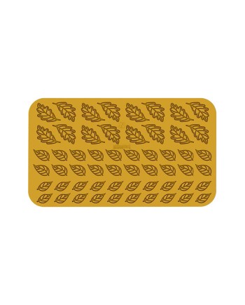 Plaque silicone 56 feuilles Taïga