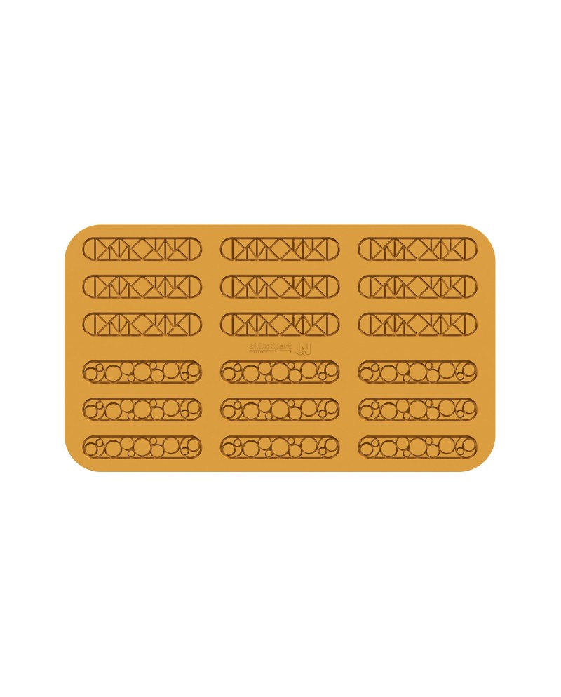 Plaque silicone 18 decors éclairs