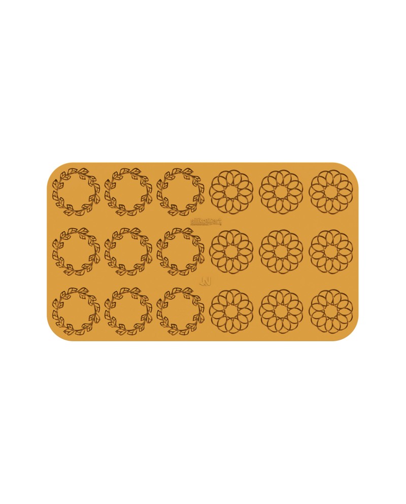 Plaque silicone 18 couronnes