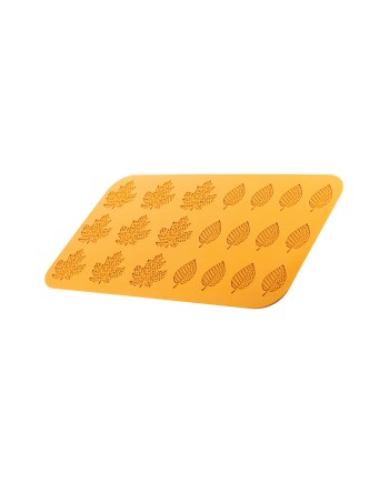Plaque silicone 21 feuilles "bois"