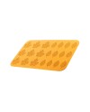 Plaque silicone 21 feuilles "bois"