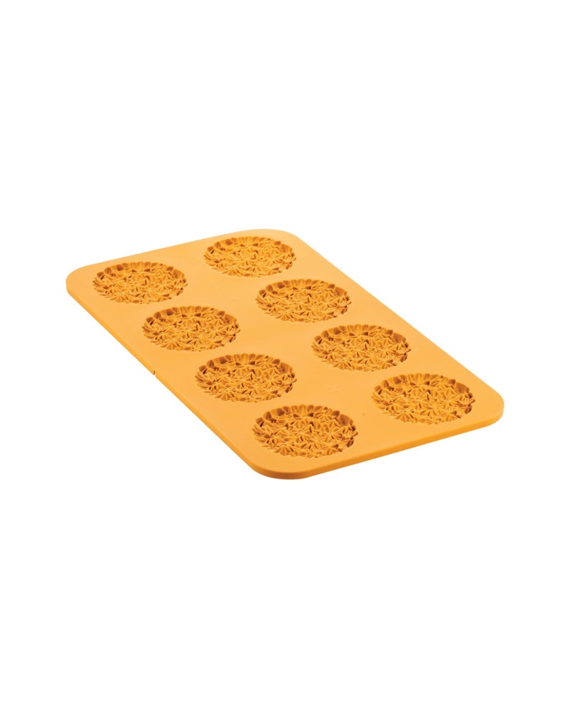 Plaque silicone 8 ronds herbe