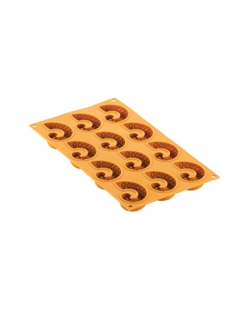 Plaque silicone 12 tentacules poulpes