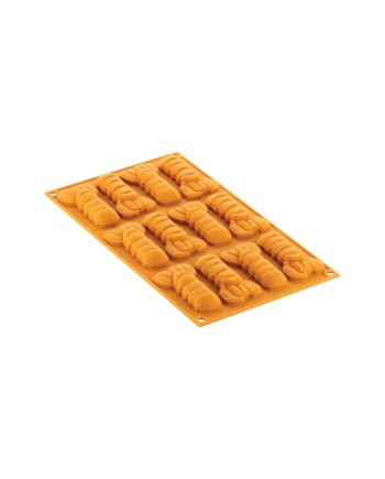 Plaque silicone 12 langoustines