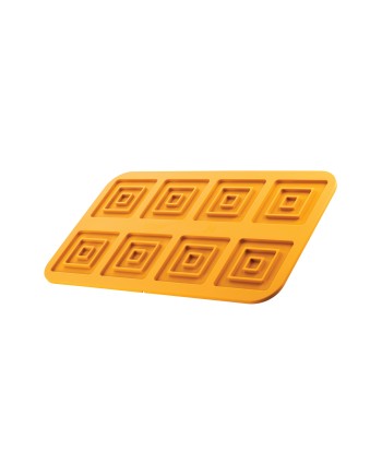Plaque silicone de 8 séries de carrés
