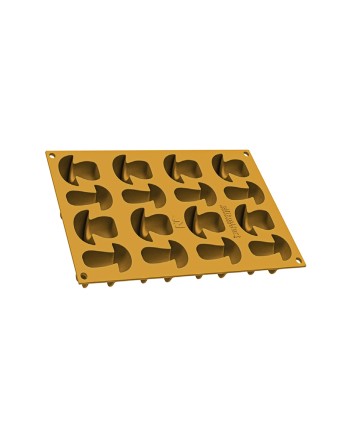 Plaque silicone 16 champignons