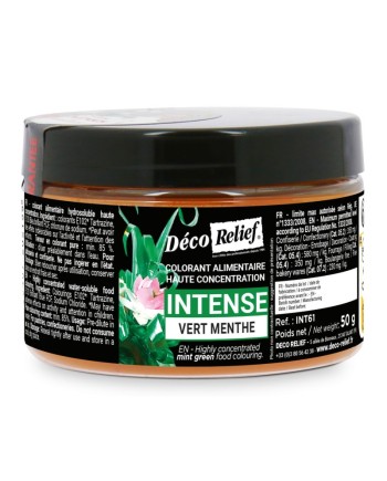 Colorant en poudre intense vert menthe
