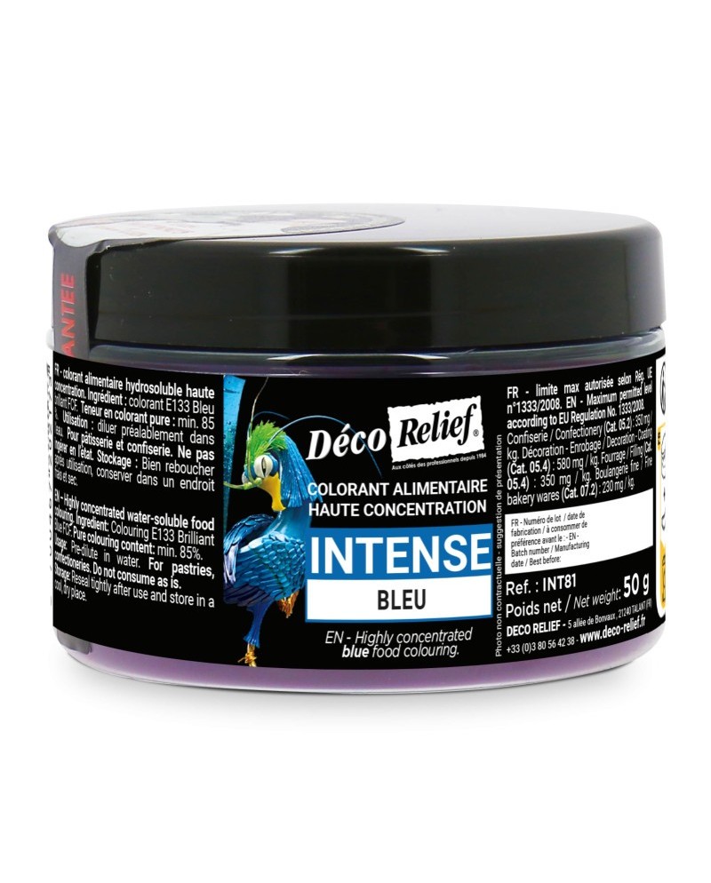 Colorant poudre intense bleu