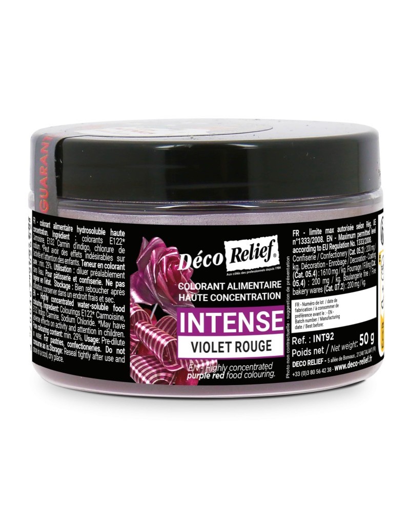 Colorant poudre intense violet rouge