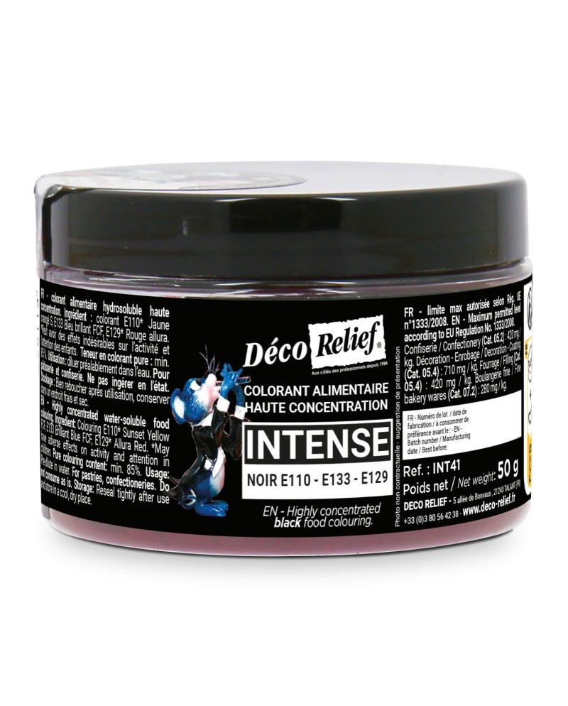 Colorant poudre instense noir pur
