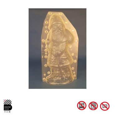 Moule Père Noël avec hotte 650 x 340 mm