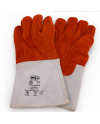 Paire de gants de protection anti-chaleur en cuir 200 mm
