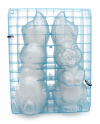 Plaque 2 lapins rieurs 156 x 56 mm