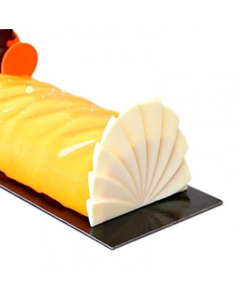 Plaque 6 embouts de bûche paon 90 x 75 x 3 mm - photo 2