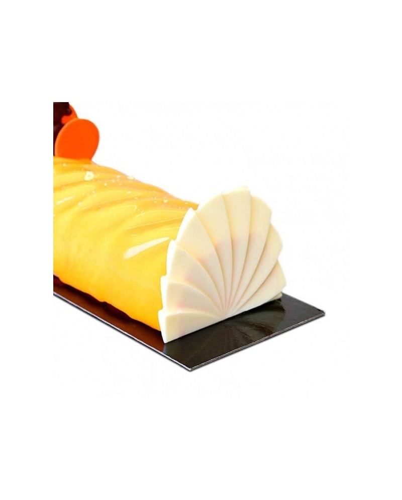 Plaque 6 embouts de bûche paon 90 x 75 x 3 mm - photo 2