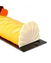 Plaque 6 embouts de bûche paon 90 x 75 x 3 mm - photo 2