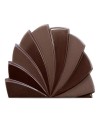 Plaque 6 embouts de bûche paon 90 x 75 x 3 mm