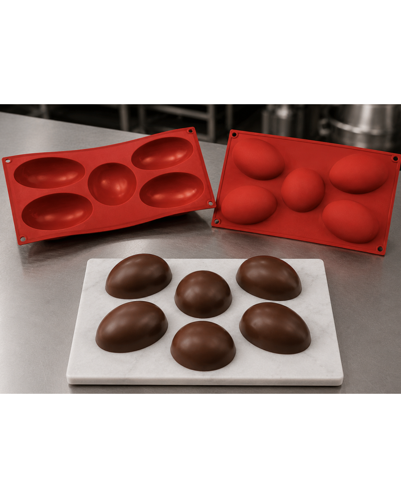 Moule silicone demi oeuf | Brehmer