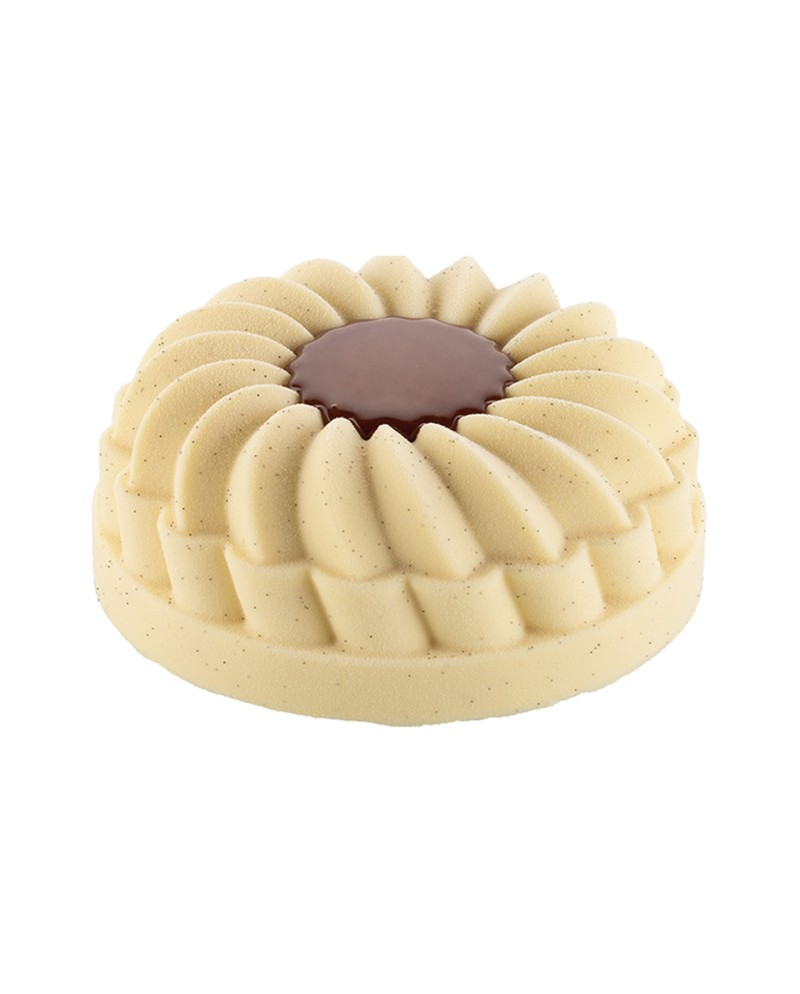 Moule silicone rond plein coeur