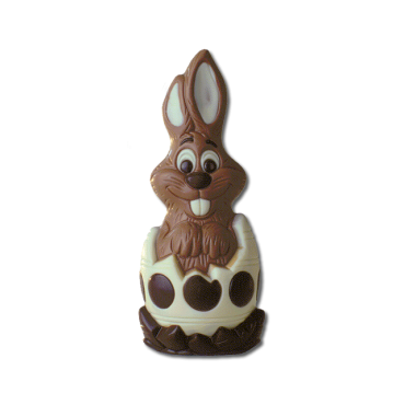 Moule lapin / œuf 196 mm par 2