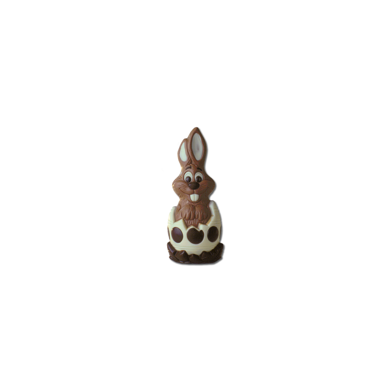 Moule lapin / œuf 196 mm par 2