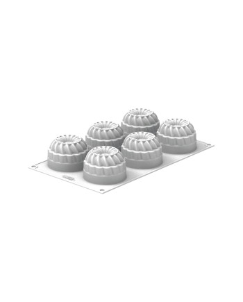 Moule silicone rond plein coeur