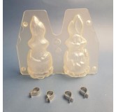 Moule lapin / œuf 196 mm par 2 - photo 2