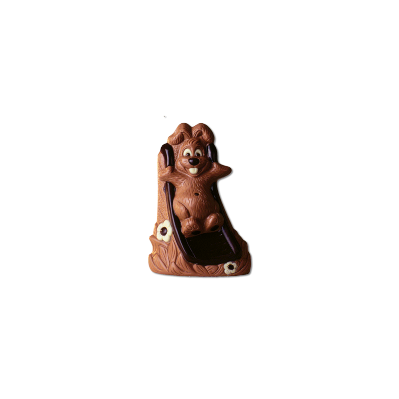 Moule lapin sur toboggan par 2
