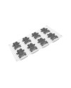 Plaque silicone oursons