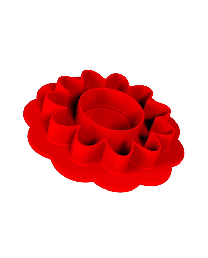 Plaque silicone 8 moules fleurs daisy
