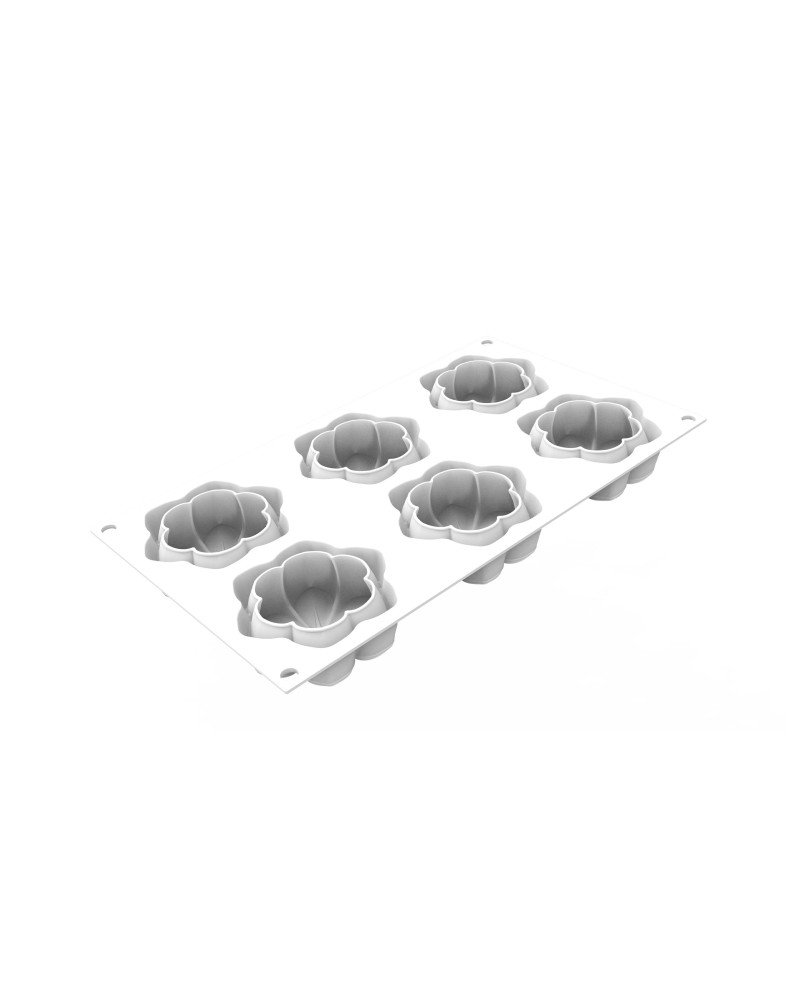 Plaque silicone 6 fleurs Hana