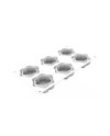 Plaque silicone 6 fleurs Hana