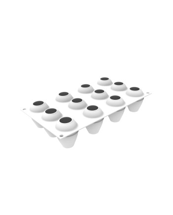 Plaque silicone 12 moules oeufs