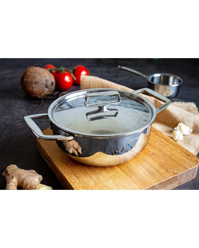 Faitout avec couvercle en inox