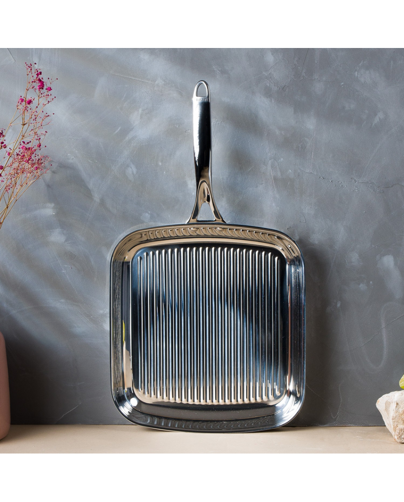 Poêle grill carré