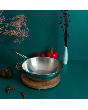 Wok tout inox