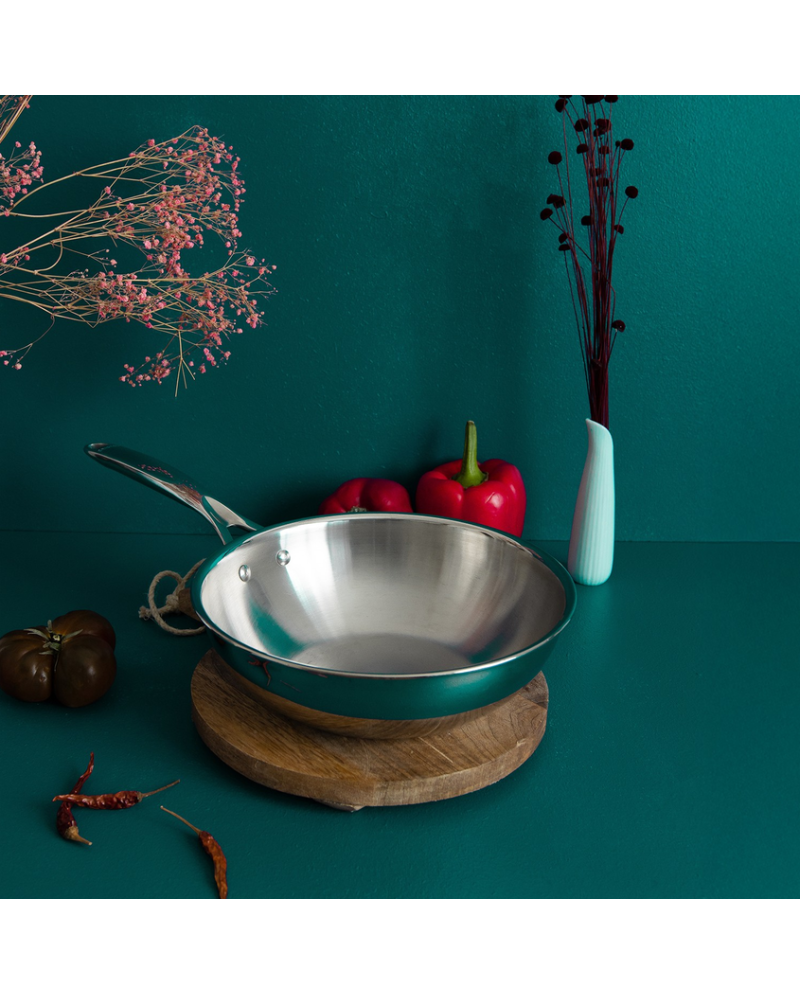 Wok tout inox