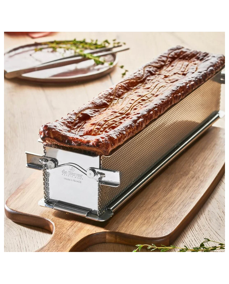 Moule à paté en croute dépliable