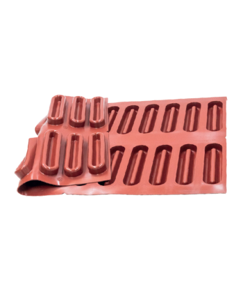 Plaque silicone 24 tartes finger 600 x 400 mm