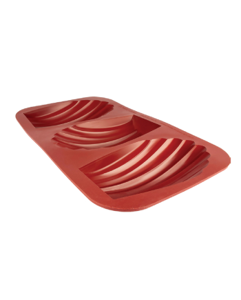 Plaque silicone 3 madeleines 400 x 300 mm