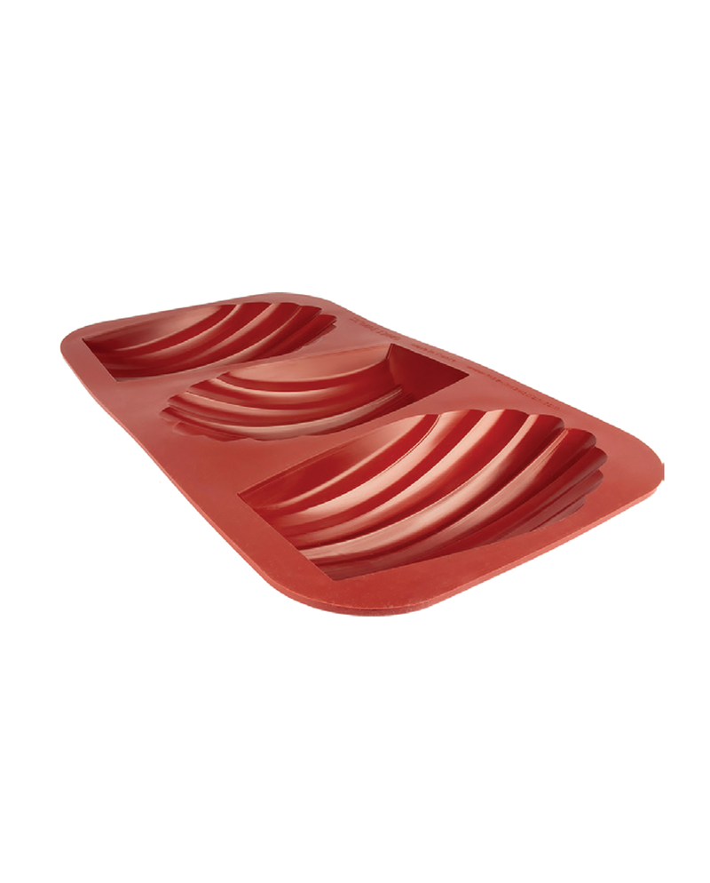 Plaque silicone 3 madeleines 400 x 300 mm
