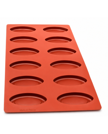 Plaque silicone 12 barquettes 400 x 300 mm