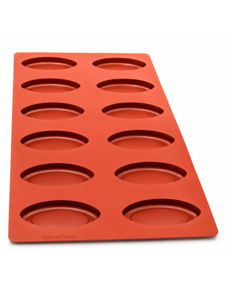 Plaque silicone 12 barquettes 400 x 300 mm