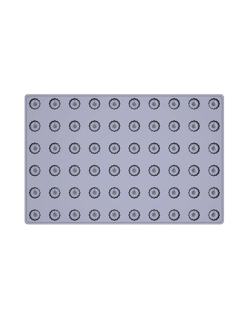Plaque silicone moule canelé 600 x 400 mm