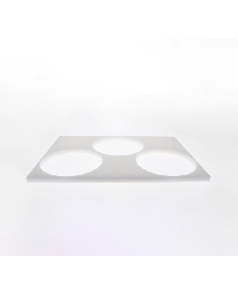 Plaque chablons galettes PEHD
