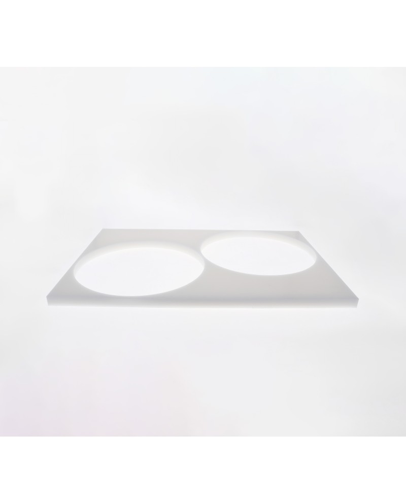Plaque chablons galettes PEHD